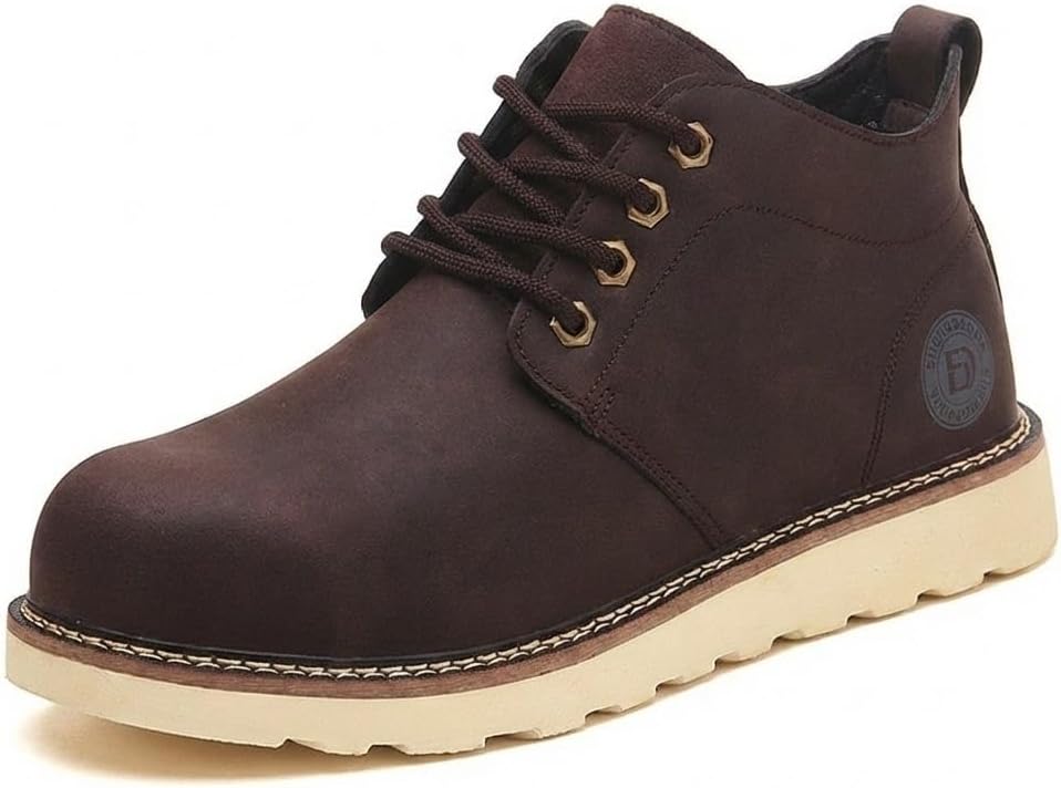 Мужские защитные ботинки с алюминиевым носком, средняя высота, проколостойкие, химически стойкие, рабочие, из искусственной кожи с резиновой подошвой, желтые, коричневые, черные, размер США Flowergirr
Мужские защитные ботинки с алюминиевым носком, средняя высота, проколостойкие, химически стойкие, рабочие, из искусственной кожи с резиновой подошвой, желтые, коричневые, черные, размер США Flowergirr