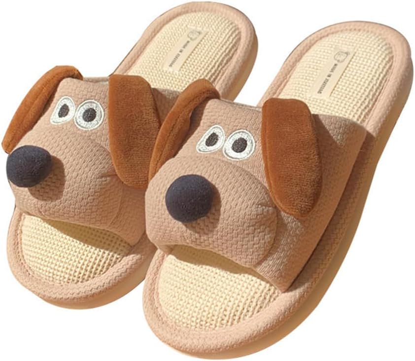 Женские и мужские льняные тапочки, уютные плюшевые тапочки для всех сезонов, милые тапочки с собакой Uewidiod, хаки
Женские и мужские льняные тапочки, уютные плюшевые тапочки для всех сезонов, милые тапочки с собакой Uewidiod, хаки