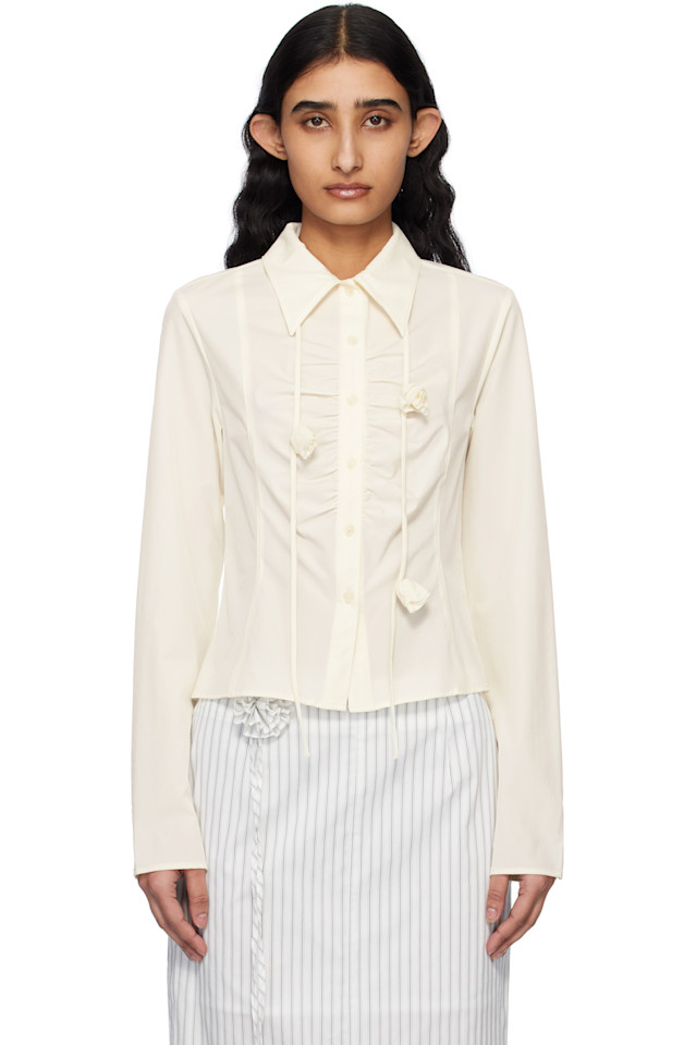 Корсажная блуза с защипами Kijun, цвет butter
Корсажная блуза с защипами Kijun, цвет butter