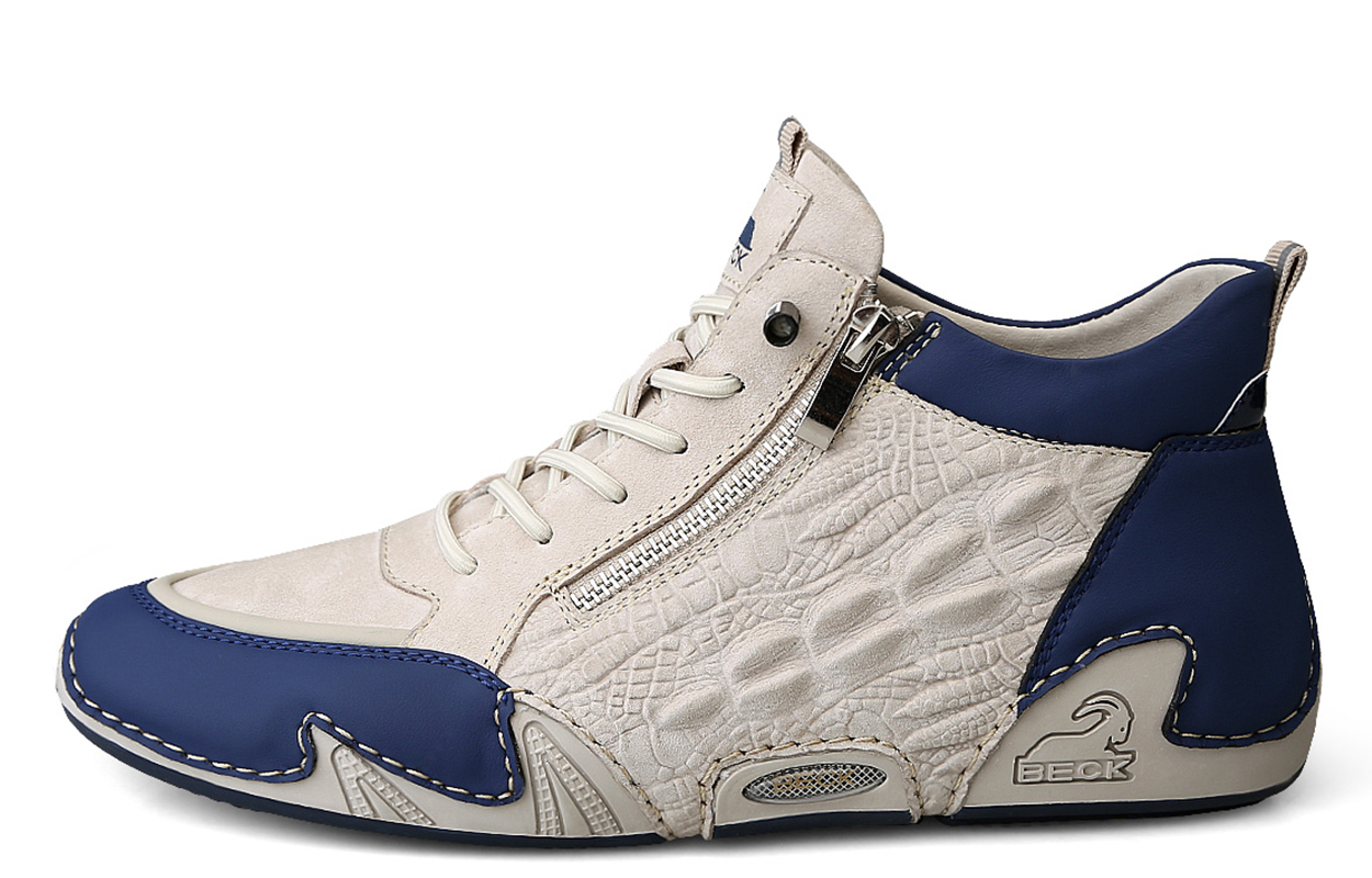 Мужские повседневные туфли средней высоты с мягкой подошвой, нескользящие, водонепроницаемые BECK, Sand Blue
Мужские повседневные туфли средней высоты с мягкой подошвой, нескользящие, водонепроницаемые BECK, Sand Blue