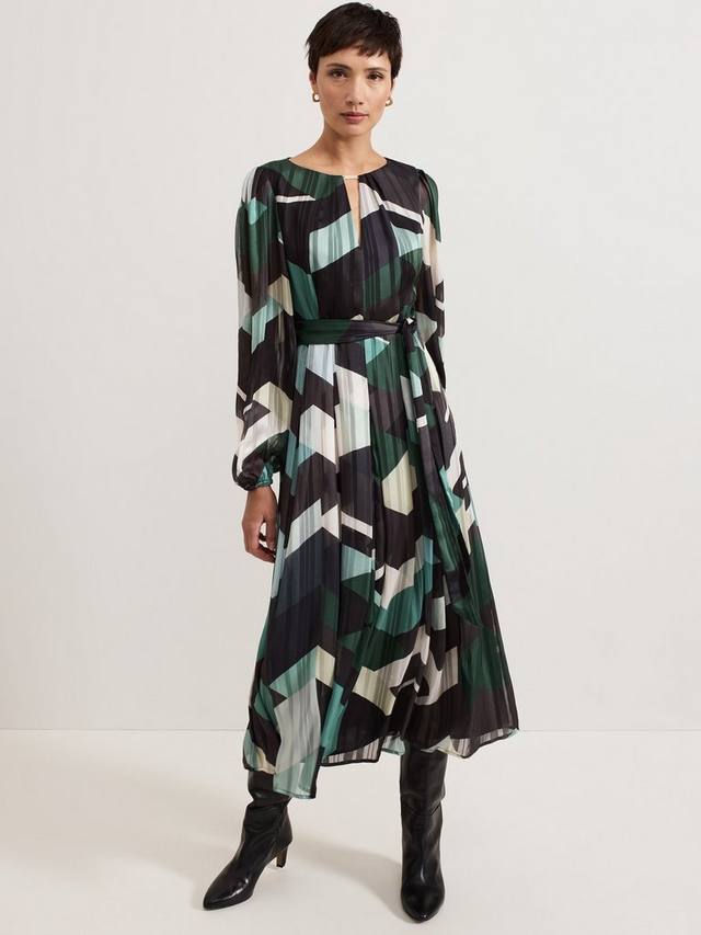 Абстрактное плиссированное платье миди от франчески Phase Eight, разноцветный
Абстрактное плиссированное платье миди от франчески Phase Eight, разноцветный