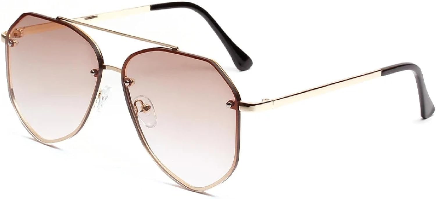 Ретро круглые солнцезащитные очки для мужчин и женщин, роскошные металлические винтажные многоугольные солнцезащитные очки с золотистым покрытием, защита от УФ-излучения UV400 TKKTLLT, Gradient Tea
Ретро круглые солнцезащитные очки для мужчин и женщин, роскошные металлические винтажные многоугольные солнцезащитные очки с золотистым покрытием, защита от УФ-излучения UV400 TKKTLLT, Gradient Tea