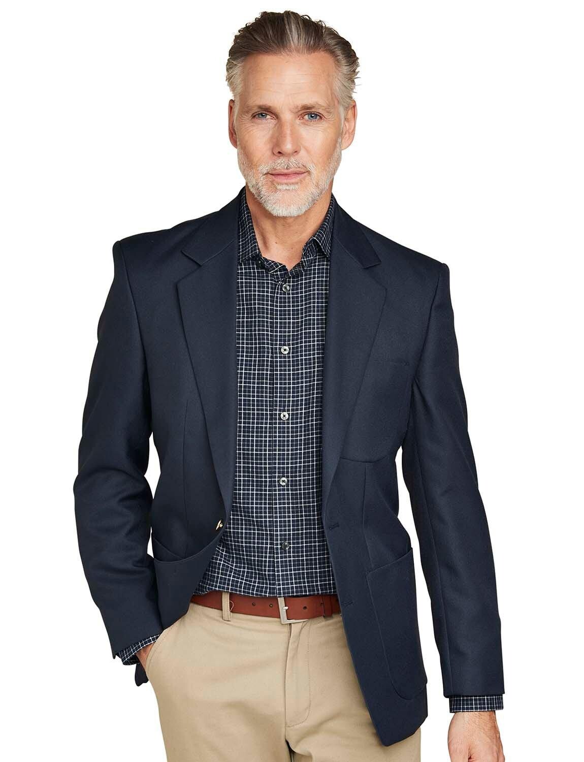 Однобортный классический оксфордский пиджак стандартного кроя Chums, синий
Однобортный классический оксфордский пиджак стандартного кроя Chums, синий