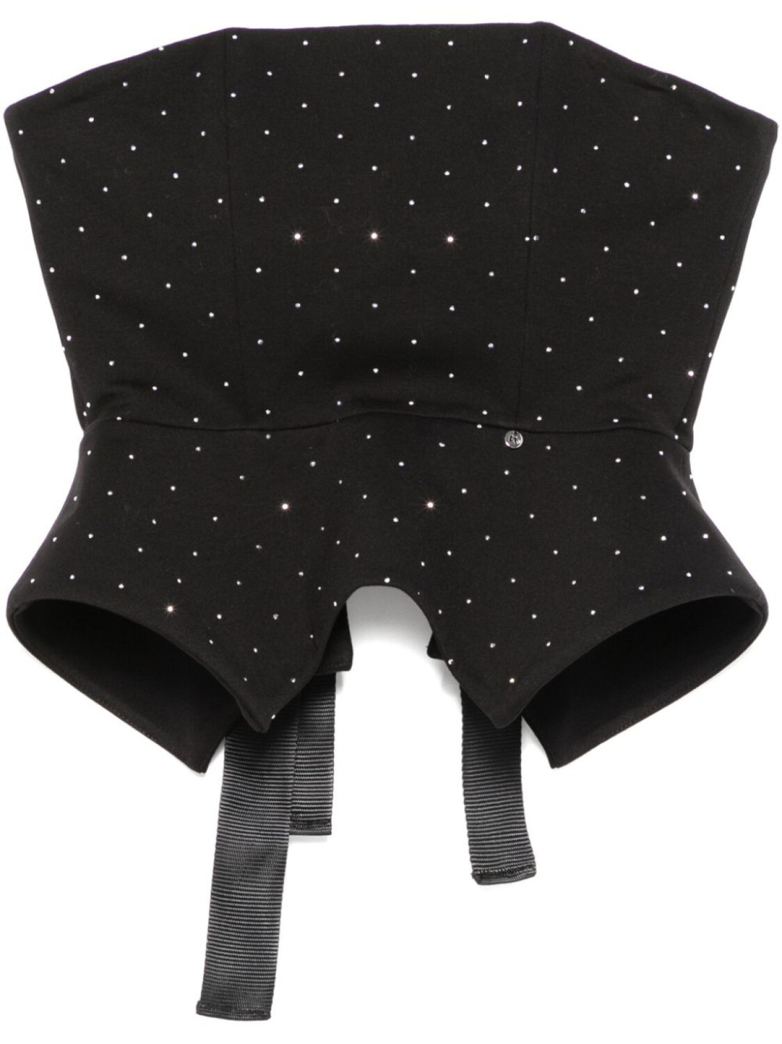 NISSA топ со стразами, черный 
NISSA топ со стразами, черный