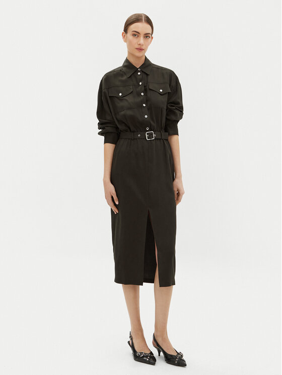 Платье на каждый день стандартный крой Affettatrice 104147 Pinko, зеленый
Платье на каждый день стандартный крой Affettatrice 104147 Pinko, зеленый