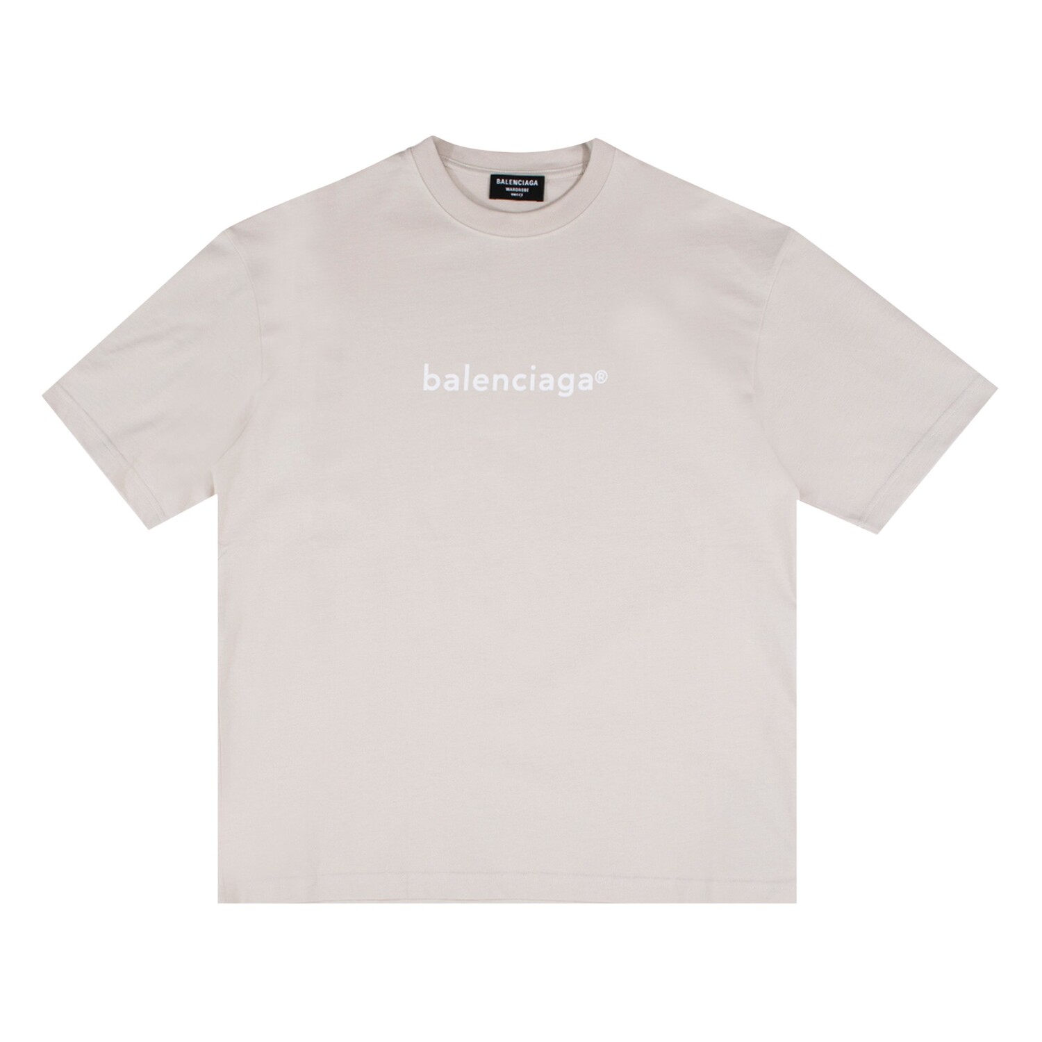 Новая футболка Balenciaga Copyright Цементно-серый/белый 
Новая футболка Balenciaga Copyright Цементно-серый/белый