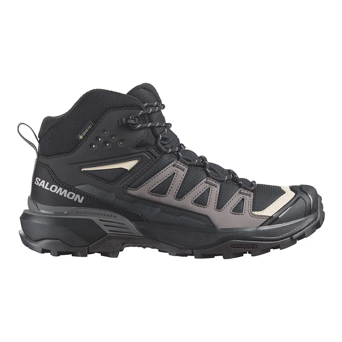 Женские походные ботинки X ULTRA 360 MID GORE-TEX Salomon, чёрный
Женские походные ботинки X ULTRA 360 MID GORE-TEX Salomon, чёрный
