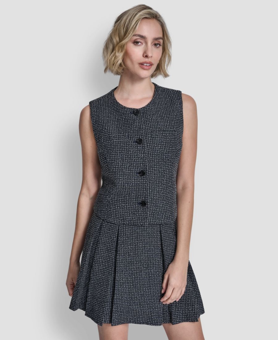 Женская майка на пуговицах DKNY, Navy Combo
Женская майка на пуговицах DKNY, Navy Combo