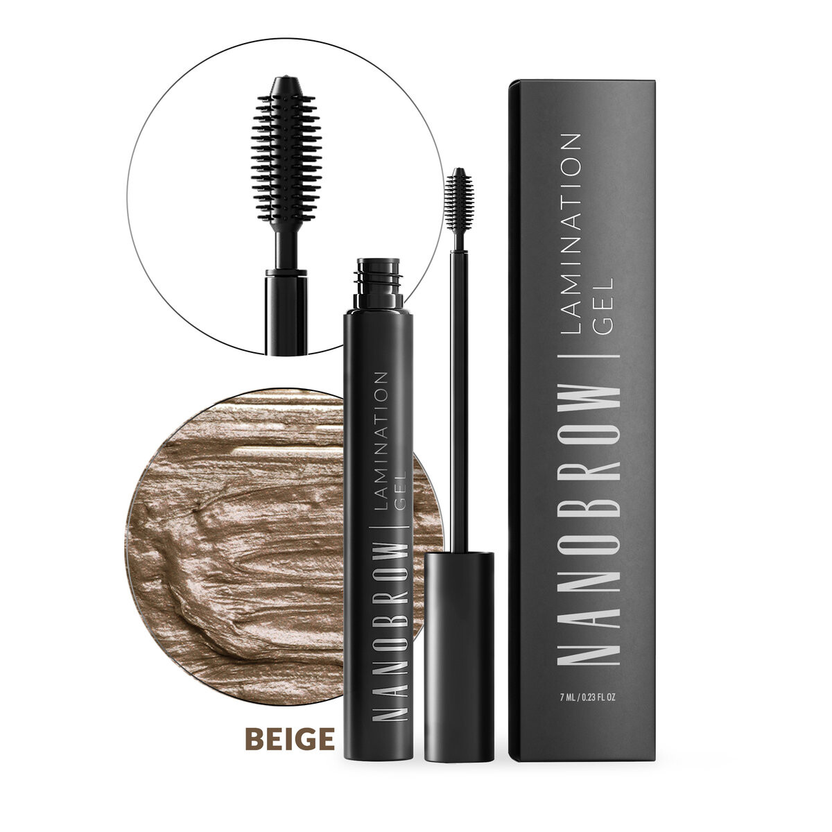 Гель для ламинирования Nanobrow Beige - выравнивает и заполняет брови
Гель для ламинирования Nanobrow Beige - выравнивает и заполняет брови
