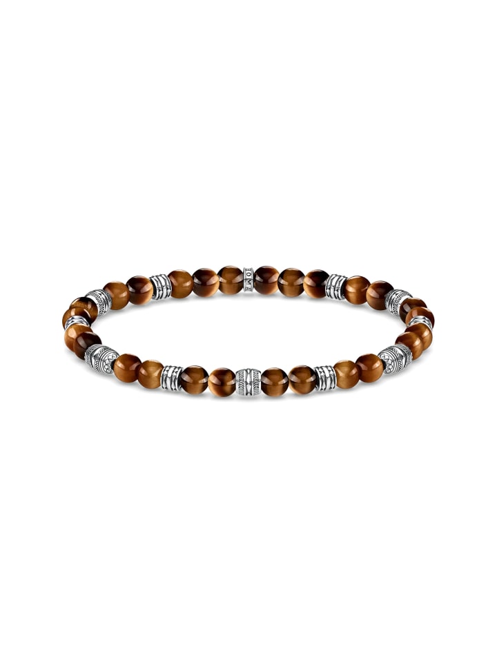 Thomas Sabo Браслет из тигрового глаза, серебристый, коричневый
Thomas Sabo Браслет из тигрового глаза, серебристый, коричневый