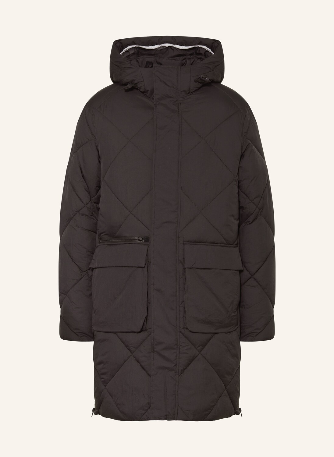 Стеганое пальто с утеплителем Dupont Sorona Paul, черный 
Стеганое пальто с утеплителем Dupont Sorona Paul, черный