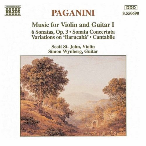 CD диск Paganini / st John / Wynberg: Music for Violin & Guitar 1
CD диск Paganini / st John / Wynberg: Music for Violin & Guitar 1