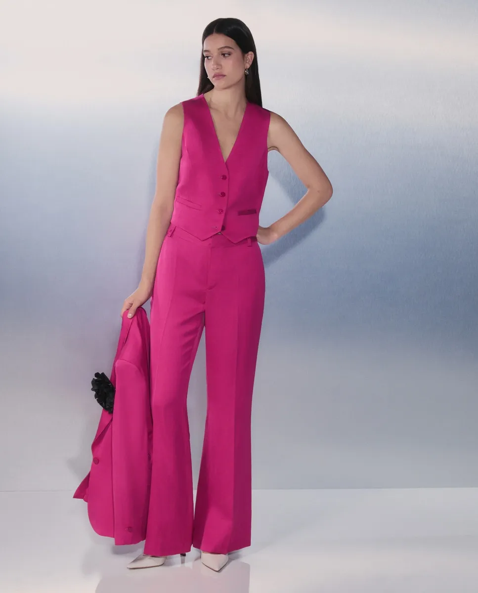 Женские прямые брюки Tintoretto, фуксия
Женские прямые брюки Tintoretto, фуксия