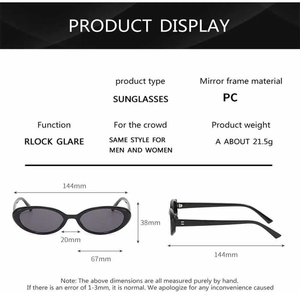 Женские солнцезащитные очки овальной формы, модные очки в стиле ретро, разноцветные солнцезащитные очки с защитой от УФ-излучения UV400 KTUCN, Orange Brown
Женские солнцезащитные очки овальной формы, модные очки в стиле ретро, разноцветные солнцезащитные очки с защитой от УФ-излучения UV400 KTUCN, Orange Brown