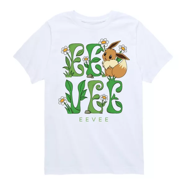 Футболка для мальчиков 8-20 лет с цветочным принтом покемона Иви Licensed Character, белый
Футболка для мальчиков 8-20 лет с цветочным принтом покемона Иви Licensed Character, белый