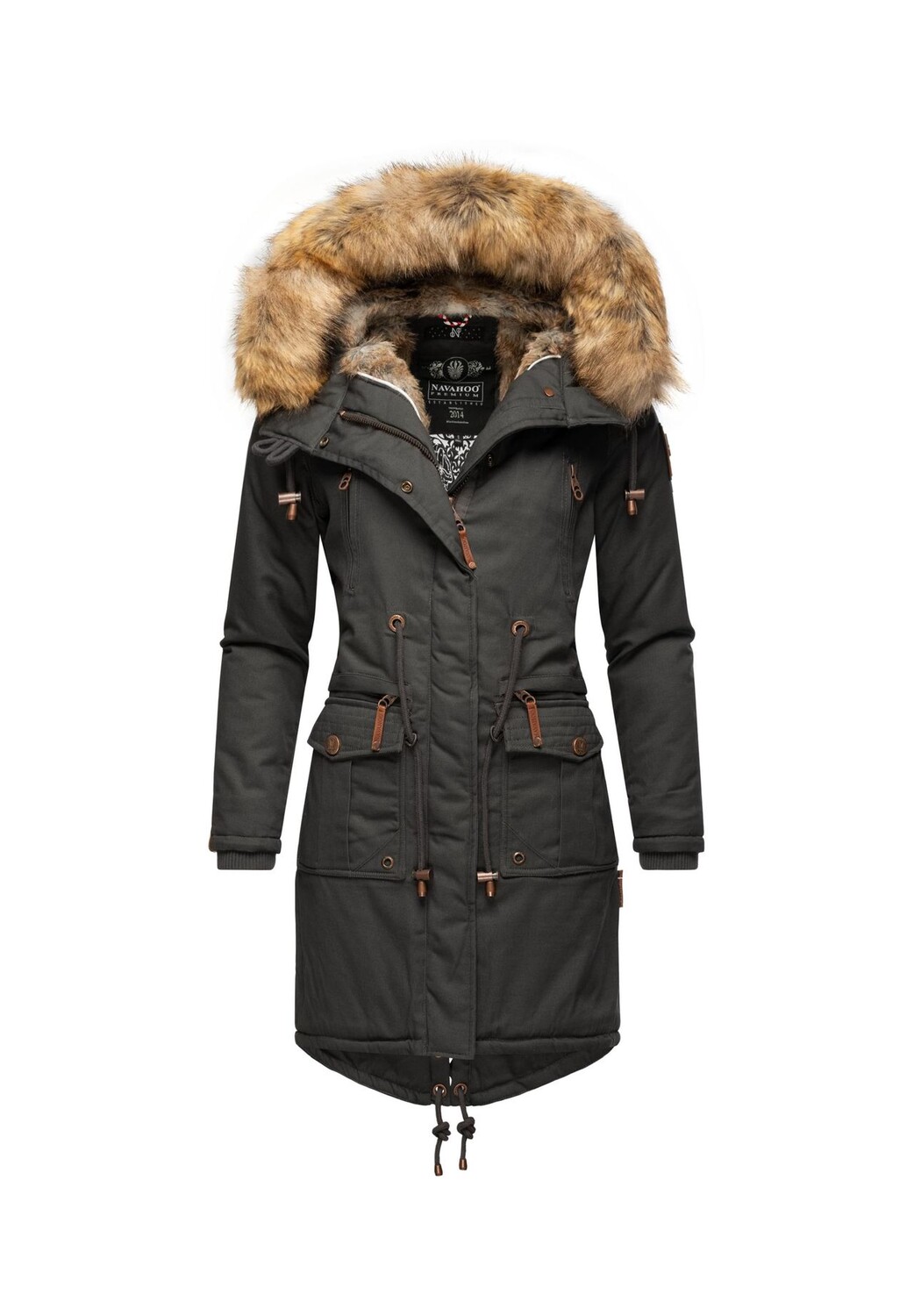 Зимнее пальто изюм NAVAHOO, антрацит
Зимнее пальто изюм NAVAHOO, антрацит