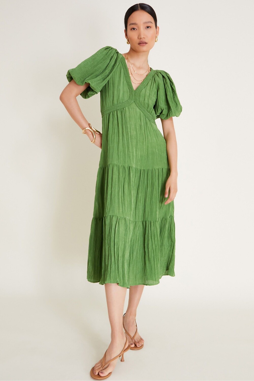 Чайное платье Лидия Monsoon, зеленый
Чайное платье Лидия Monsoon, зеленый