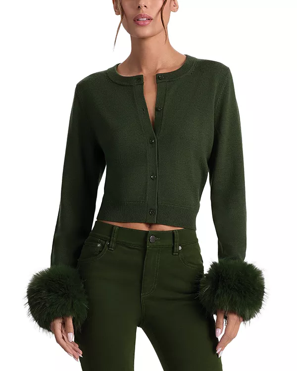 Шерстяной кардиган с круглым вырезом "Долли" Alice And Olivia, зеленый
Шерстяной кардиган с круглым вырезом "Долли" Alice And Olivia, зеленый