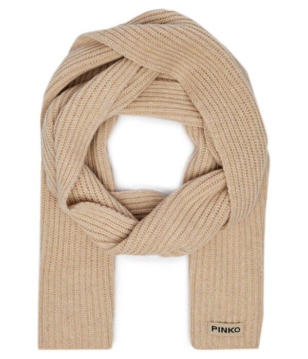 Шарф женский Pinko шерстяной с добавлением кашемира, бежевый
Шарф женский Pinko шерстяной с добавлением кашемира, бежевый