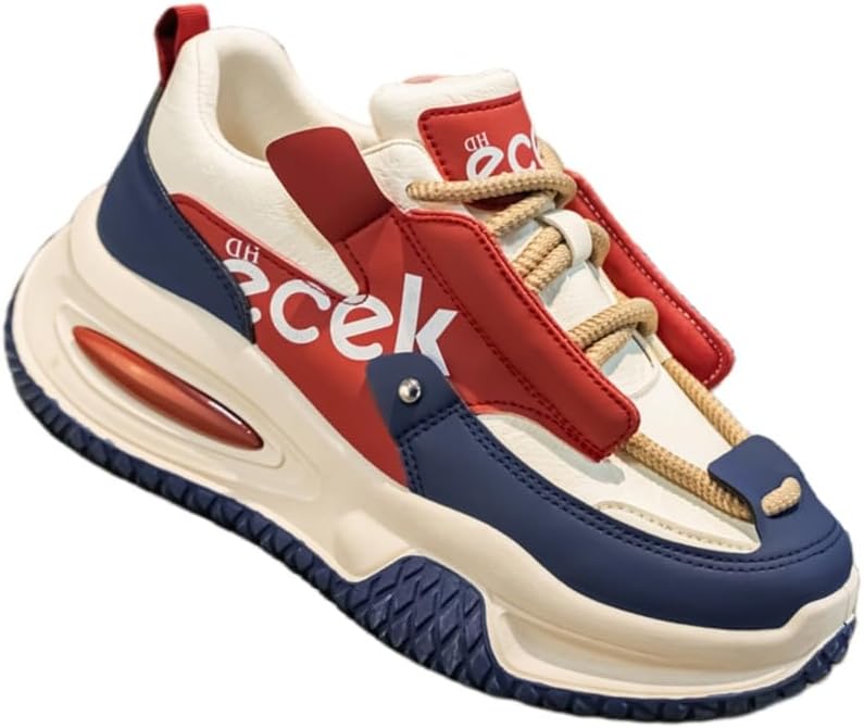 Мужские кроссовки большого размера с толстой подошвой для повседневной носки и бега. Противоскользящие, прочные, дышащие и удобные. Ретро и модные, универсальные Fmshi, красный/синий
Мужские кроссовки большого размера с толстой подошвой для повседневной носки и бега. Противоскользящие, прочные, дышащие и удобные. Ретро и модные, универсальные Fmshi, красный/синий