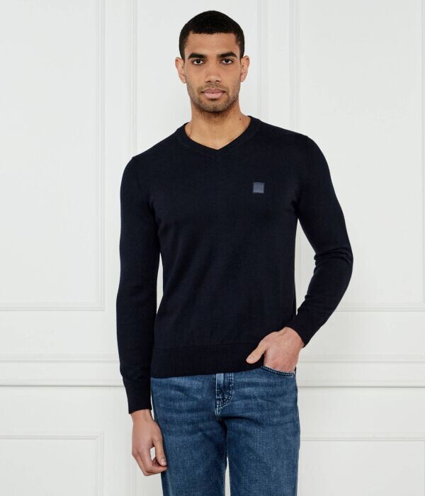 Джемпер мужской Boss Orange с добавлением кашемира, синий
Джемпер мужской Boss Orange с добавлением кашемира, синий