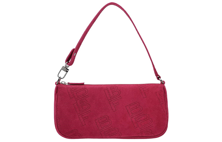 By Far Розовая женская сумка через плечо Rachel из замши 
By Far Розовая женская сумка через плечо Rachel из замши