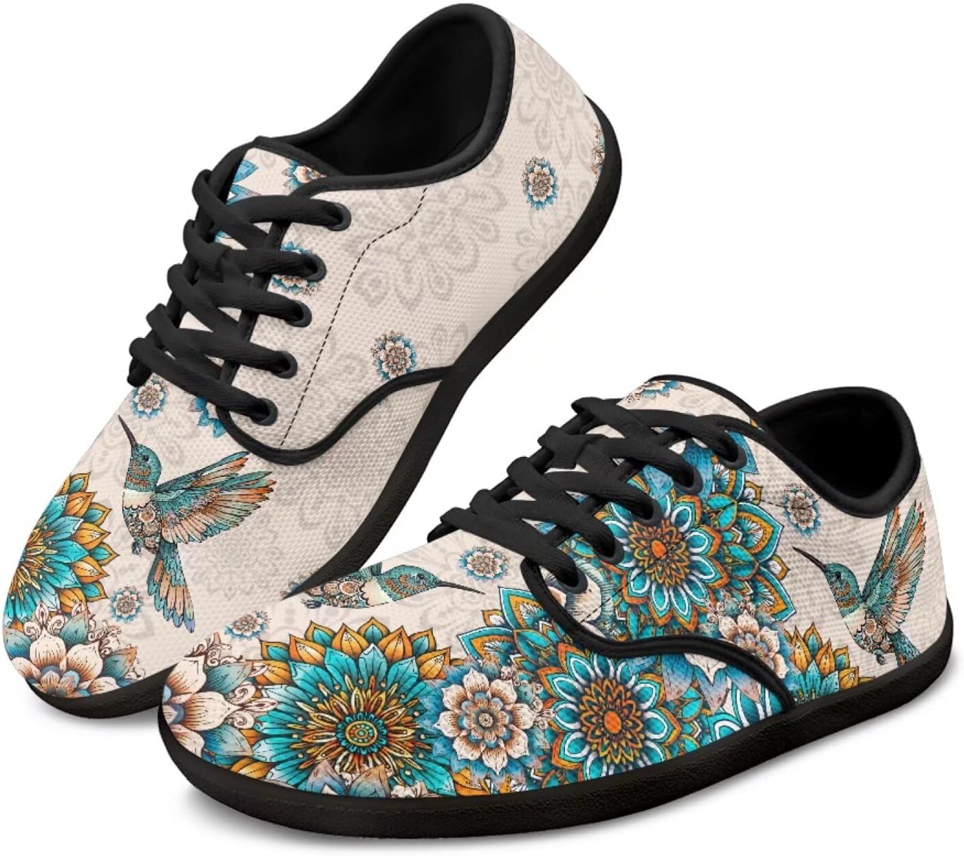 Кроссовки с широкой носочной частью, плоской подошвой, стильные, дышащие, сетчатые, для тенниса и спорта, для женщин и мужчин Pointodoor, Hummingbird Boho Mandala Floral
Кроссовки с широкой носочной частью, плоской подошвой, стильные, дышащие, сетчатые, для тенниса и спорта, для женщин и мужчин Pointodoor, Hummingbird Boho Mandala Floral