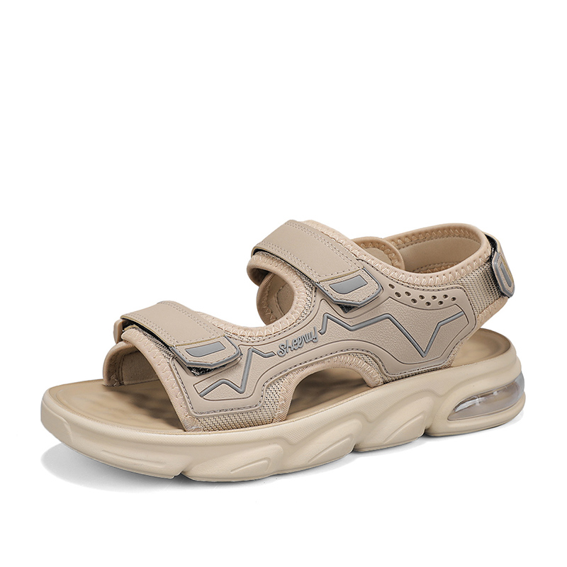 SHOUBA Пляжные сандалии мужские черно-серые, цвет Black Gray 
SHOUBA Пляжные сандалии мужские черно-серые, цвет Black Gray