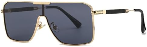 Классические квадратные солнцезащитные очки с плоской верхней частью 2026 года для женщин и мужчин. Модные солнцезащитные очки в винтажном панк-стиле, большие очки MTZJH, Gold Black
Классические квадратные солнцезащитные очки с плоской верхней частью 2026 года для женщин и мужчин. Модные солнцезащитные очки в винтажном панк-стиле, большие очки MTZJH, Gold Black