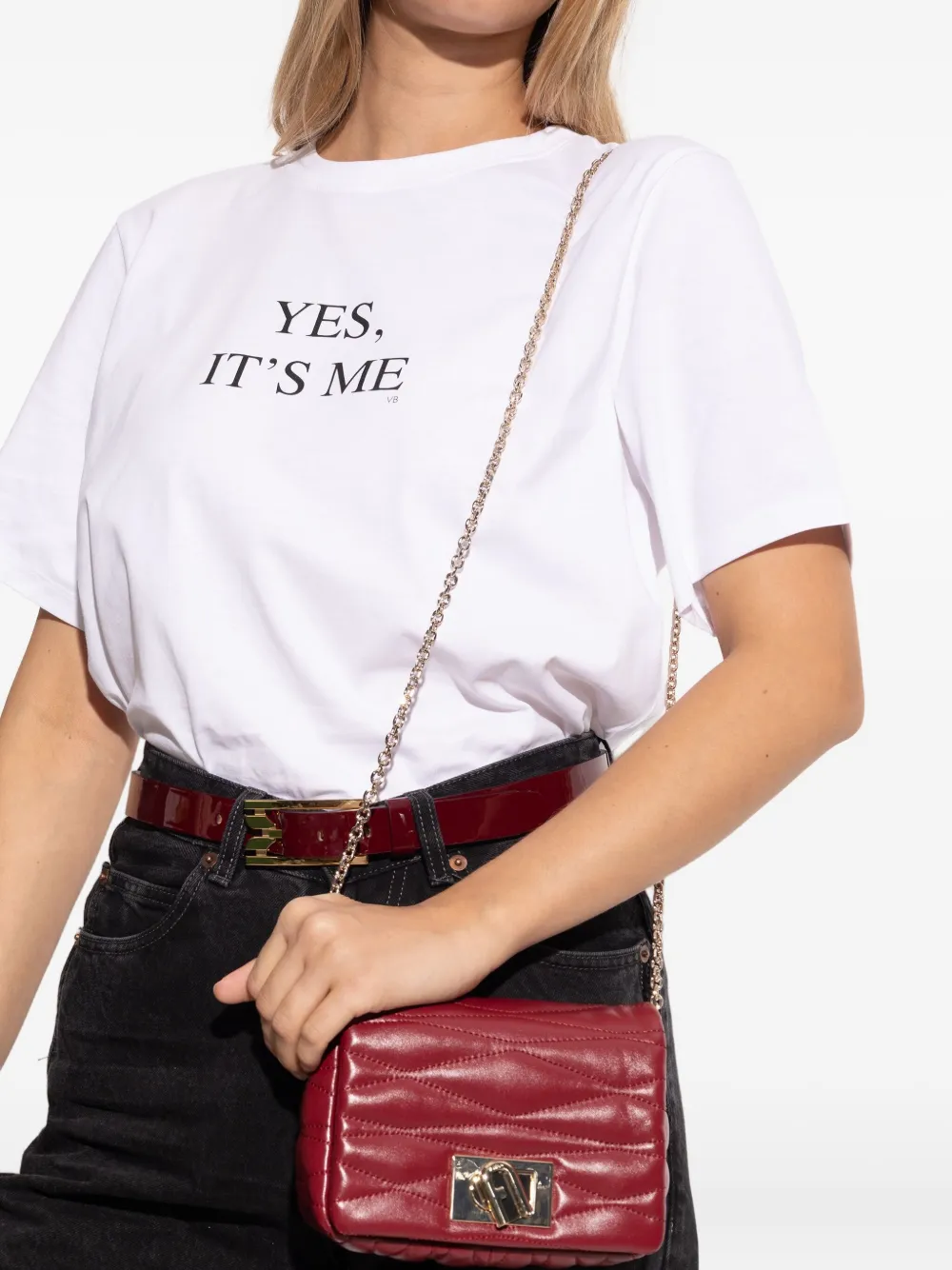 Стеганая мини-сумка на цепочке Furla, красный
Стеганая мини-сумка на цепочке Furla, красный