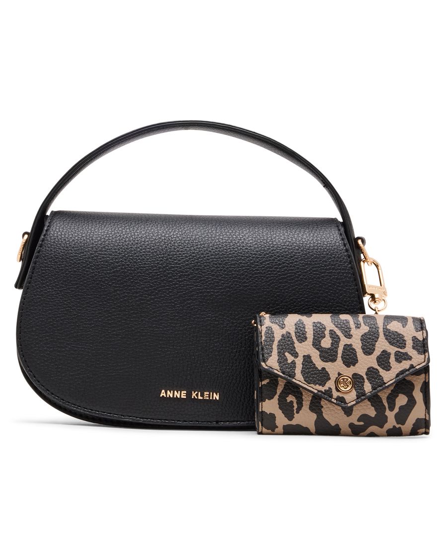 Маленькая сумка на седло с клапаном Anne Klein, Black/leopard
Маленькая сумка на седло с клапаном Anne Klein, Black/leopard