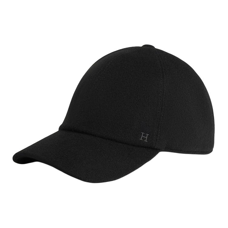 HERMES Черная мужская бейсболка из кашемира
HERMES Черная мужская бейсболка из кашемира
