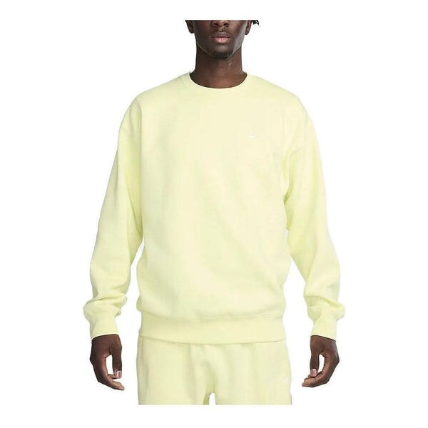 Свитер соло с галочкой флисовый круглый вырез Nike, желтый
Свитер соло с галочкой флисовый круглый вырез Nike, желтый