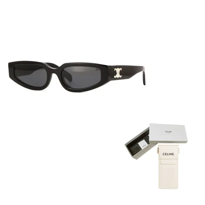 CELINE Прямоугольные солнцезащитные очки, Black
CELINE Прямоугольные солнцезащитные очки, Black