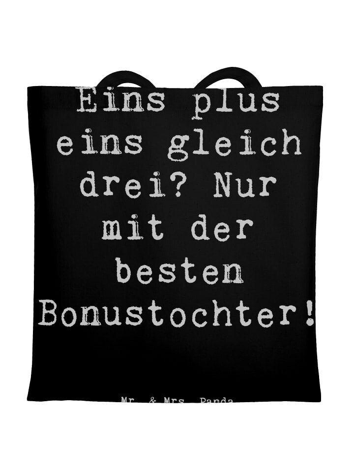 Сумка для переноски Mr & Mrs Panda Beste Bonustochter, черный
Сумка для переноски Mr & Mrs Panda Beste Bonustochter, черный