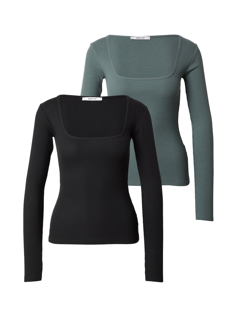 Рубашка ABOUT YOU Sita, темно-зеленый/черный
Рубашка ABOUT YOU Sita, темно-зеленый/черный