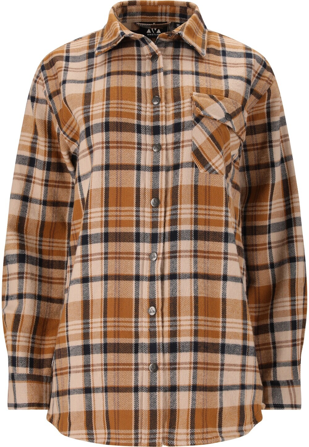 Спортивная рубашка на пуговицах Whistler Wolfhard, коричневый 
Спортивная рубашка на пуговицах Whistler Wolfhard, коричневый