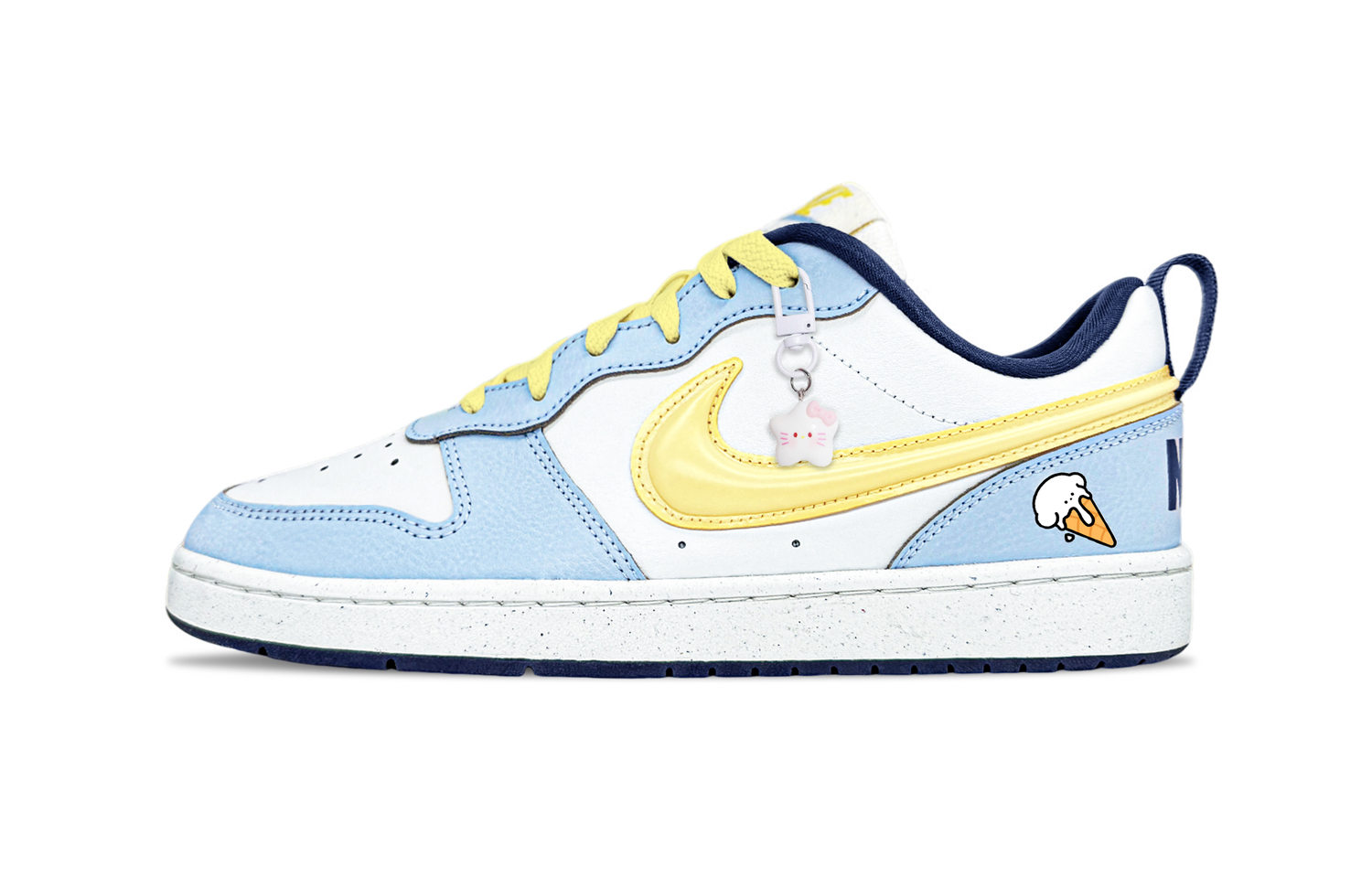 Nike Court Borough Milk Puff Ice Cream противоскользящие устойчивые к истиранию низкие детские скейтбординг кроссовки Blue Kids'
Nike Court Borough Milk Puff Ice Cream противоскользящие устойчивые к истиранию низкие детские скейтбординг кроссовки Blue Kids'