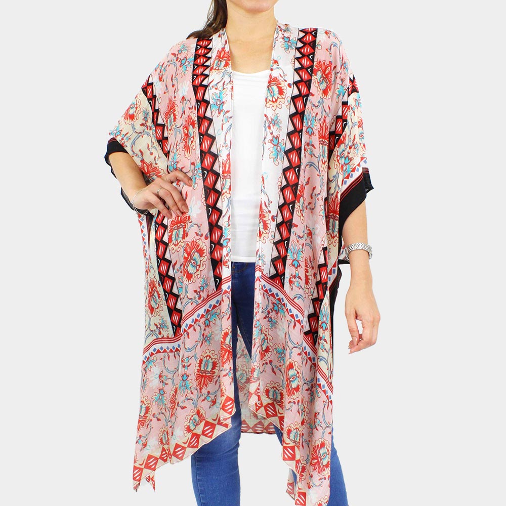 Цветочный кимоно-пончо TRUEDAMES, розовый
Цветочный кимоно-пончо TRUEDAMES, розовый