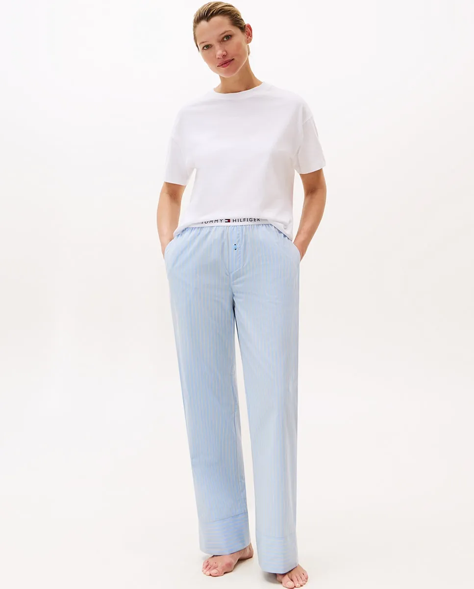 Длинные пижамные брюки с эластичным поясом Tommy Hilfiger, светло-голубой
Длинные пижамные брюки с эластичным поясом Tommy Hilfiger, светло-голубой