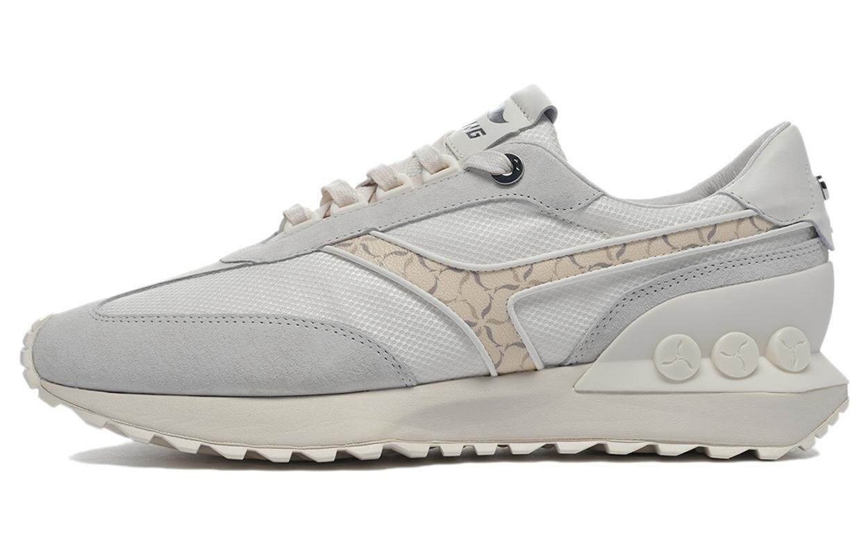 1990 Кроссовки мужские низкие с белым оттенком Li-Ning 1990
1990 Кроссовки мужские низкие с белым оттенком Li-Ning 1990