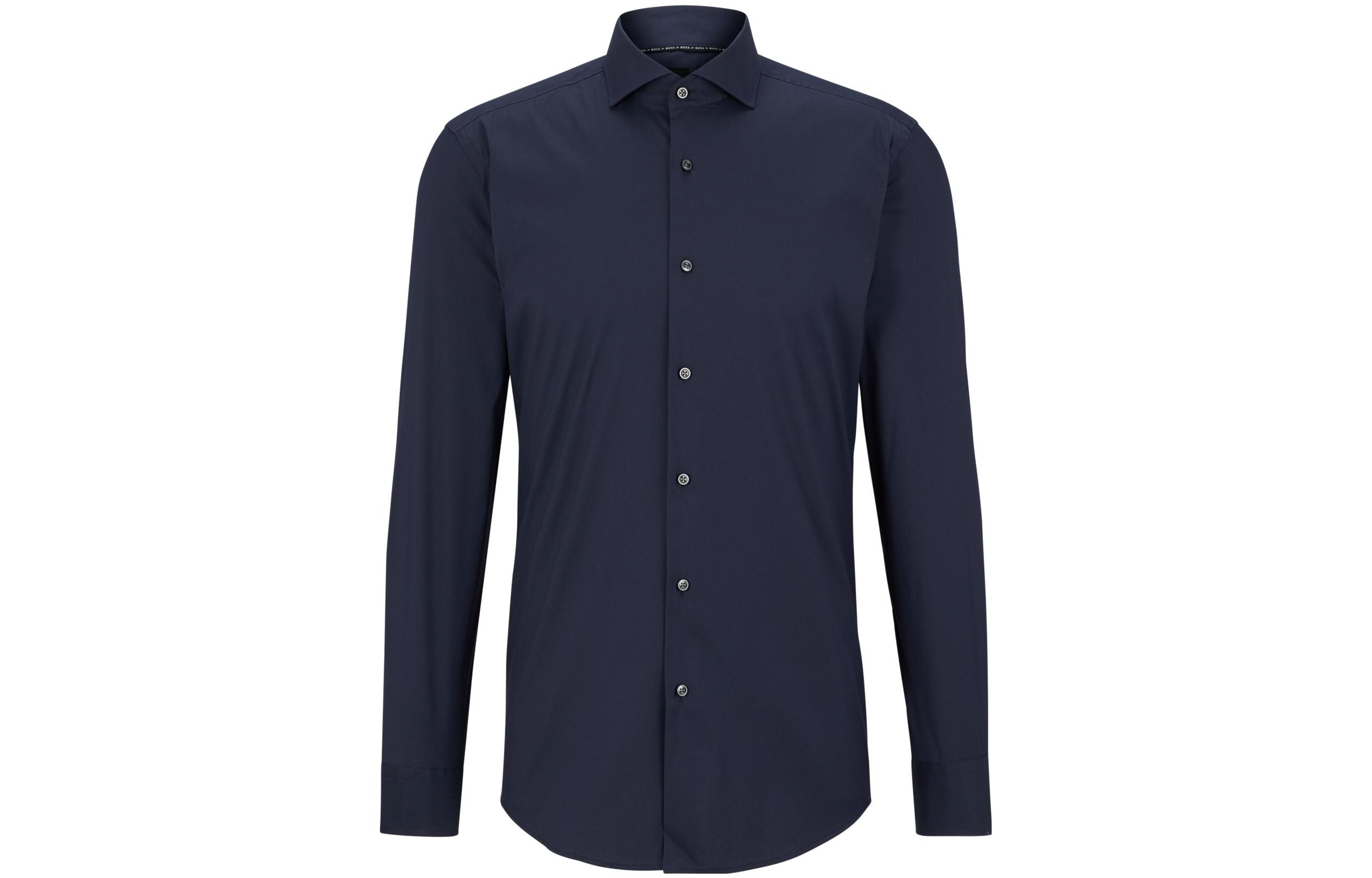 Boss Spread Collar Poplin рубашка HUGO BOSS, темно-синий
Boss Spread Collar Poplin рубашка HUGO BOSS, темно-синий