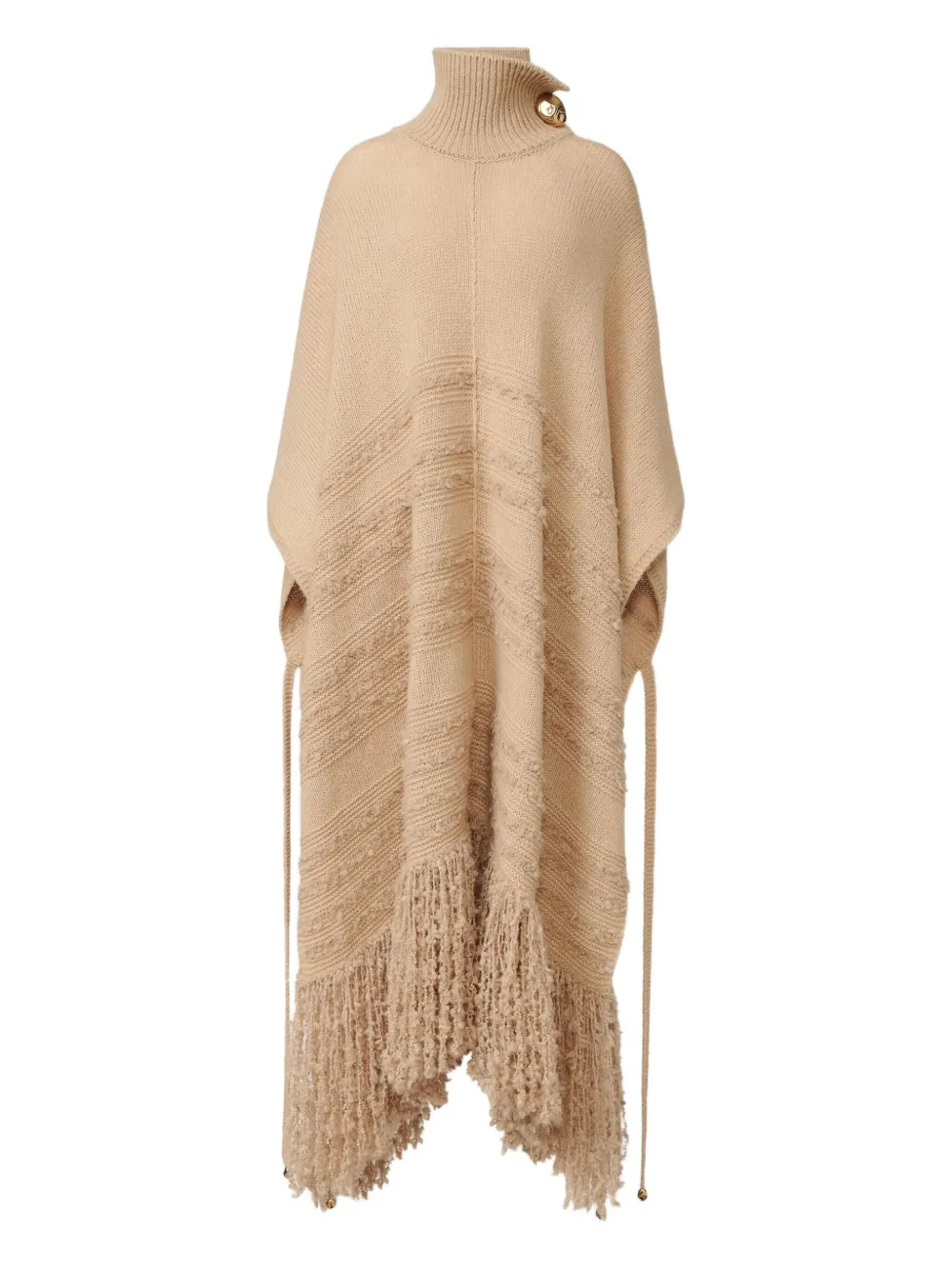 Джемпер Turtleneck fringe poncho Fabiana Filippi, нейтральный
Джемпер Turtleneck fringe poncho Fabiana Filippi, нейтральный
