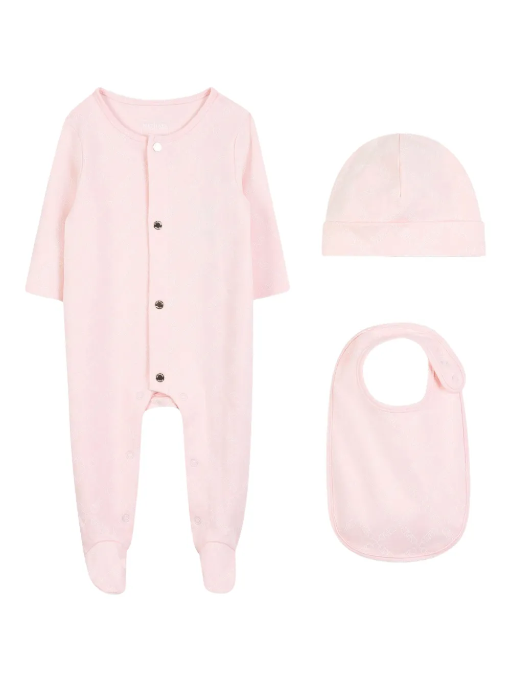 Комплект для новорожденного с узором MK Empire Michael Kors Kids, розовый 
Комплект для новорожденного с узором MK Empire Michael Kors Kids, розовый