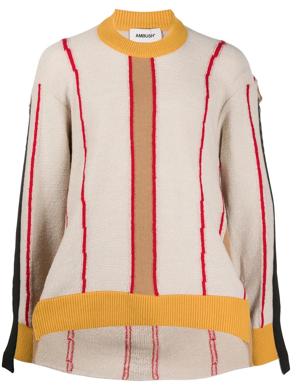 Деконструированная толстовка с круглым вырезом AMBUSH, коричневый
Деконструированная толстовка с круглым вырезом AMBUSH, коричневый