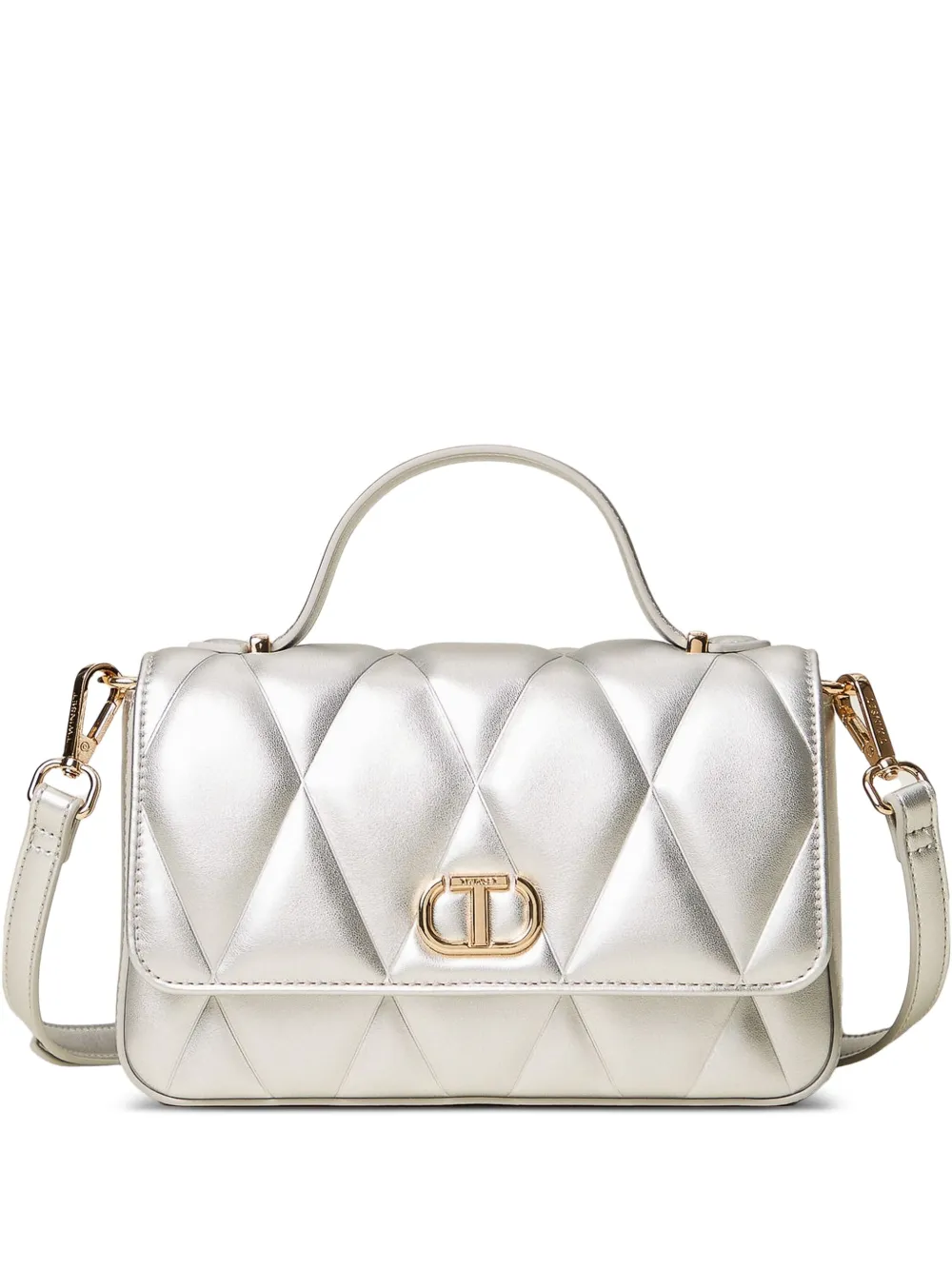 Стеганая сумка-тоут TWINSET, серый
Стеганая сумка-тоут TWINSET, серый