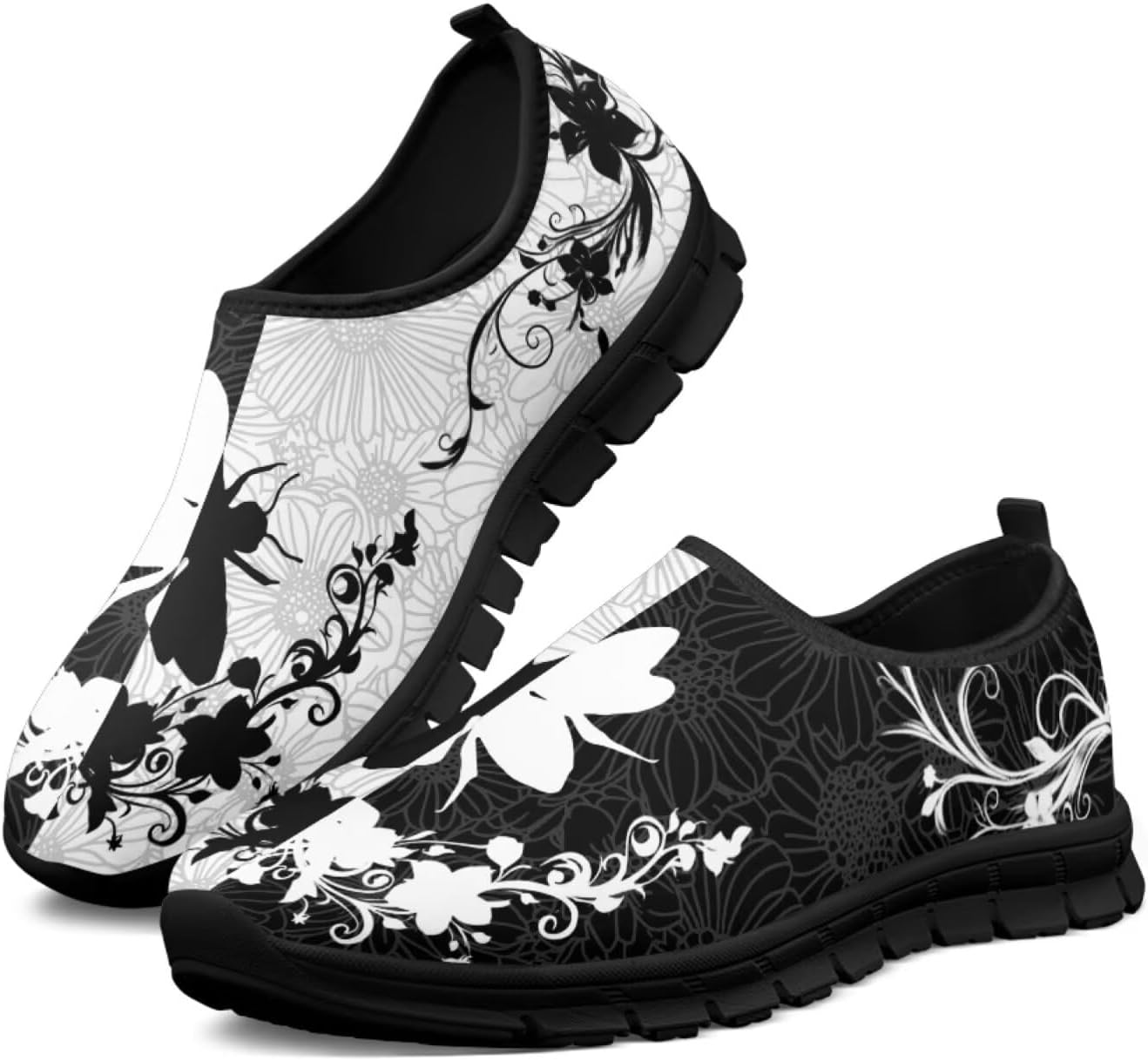 Мужские слипоны Howilath Boho с цветочным узором, кроссовки для бега, повседневная спортивная обувь, обувь без шнурков с противоскользящей подошвой, черный
Мужские слипоны Howilath Boho с цветочным узором, кроссовки для бега, повседневная спортивная обувь, обувь без шнурков с противоскользящей подошвой, черный