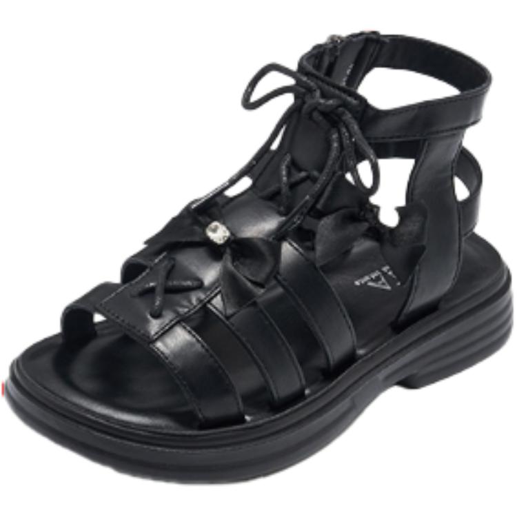 Детские сандалии с высоким берцем, противоскользящие и дышащие TATA, черный
Детские сандалии с высоким берцем, противоскользящие и дышащие TATA, черный