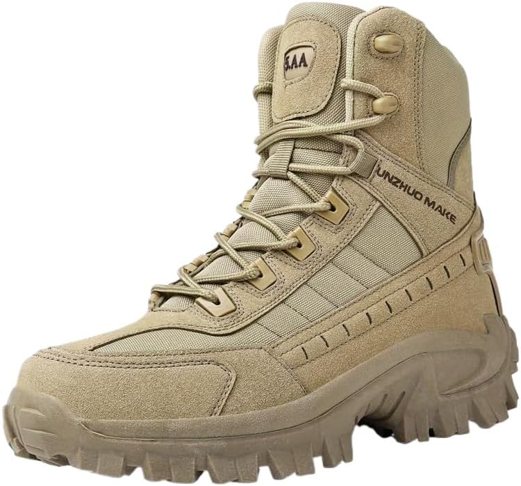 Высокие туристические ботинки HCHCTRY для мужчин - прочные, с противоскользящей подошвой, на шнуровке для активного отдыха и спорта, хаки
Высокие туристические ботинки HCHCTRY для мужчин - прочные, с противоскользящей подошвой, на шнуровке для активного отдыха и спорта, хаки