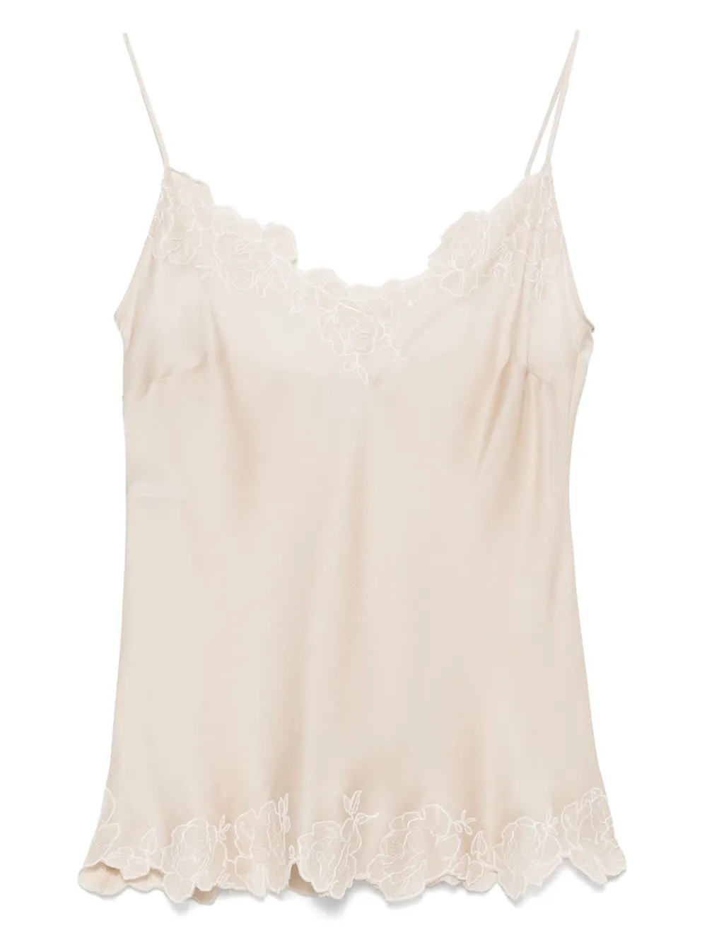 Топ на бретелях Calais-Caudry Carine Gilson, нейтральный
Топ на бретелях Calais-Caudry Carine Gilson, нейтральный